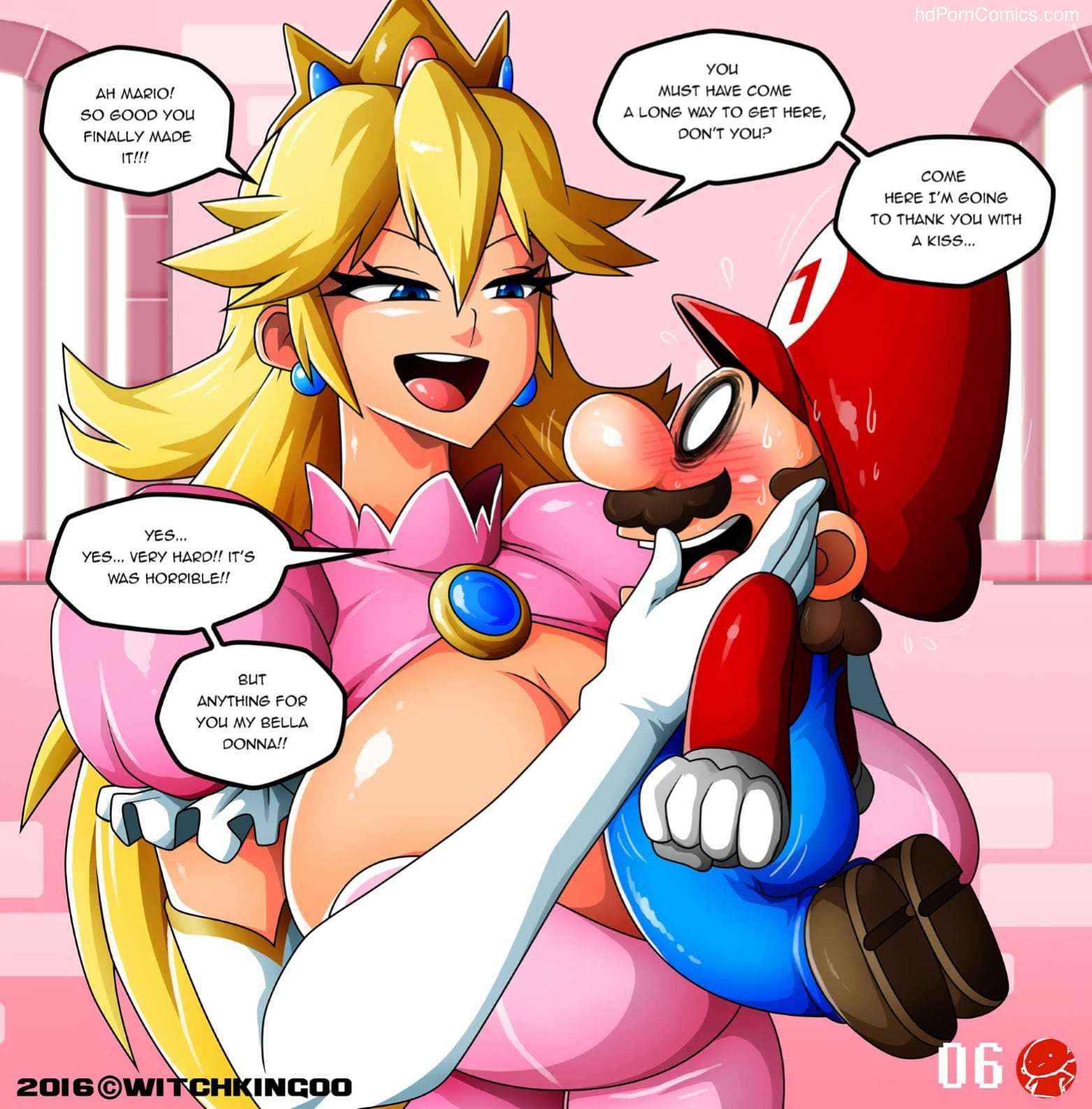 Princess Peach- Thank You Mario7 free sex comic
